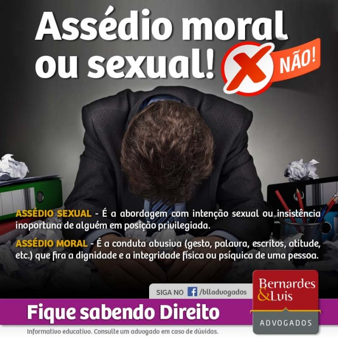 assédio moral e sexual